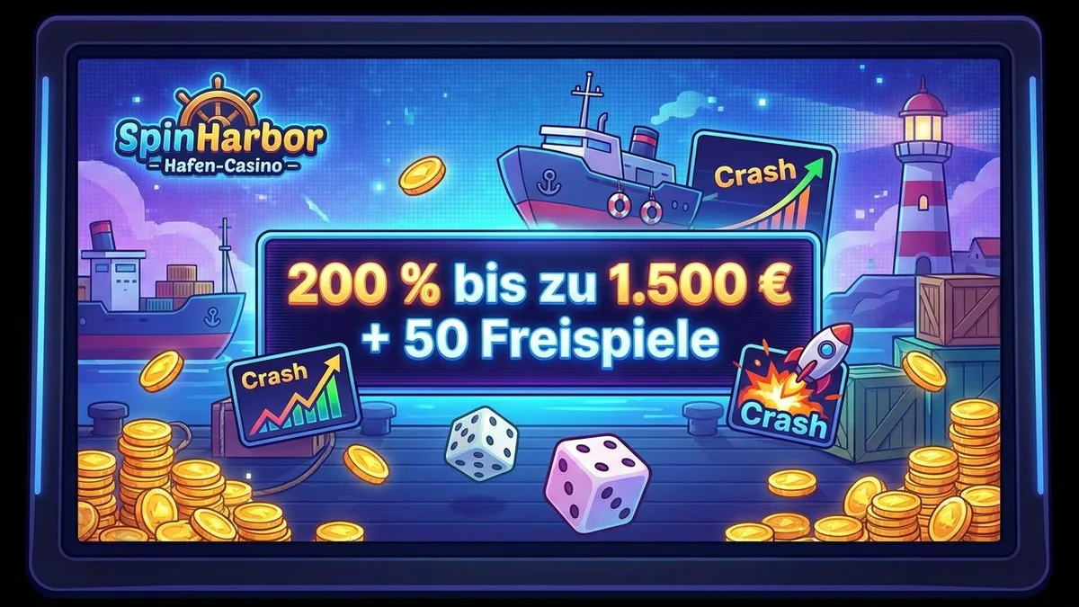 SpinHarbor Crash Spiele Bonus